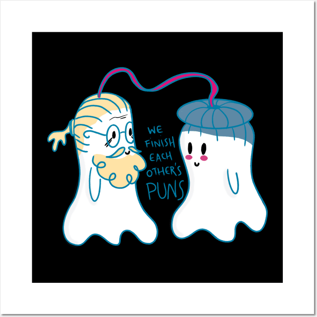 Little Ghost Telepathic Wall Art by nathalieaynie